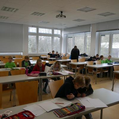Bei der Klausur