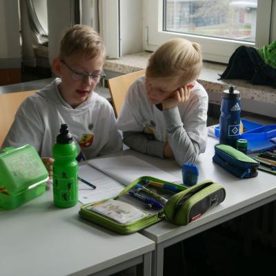 Bei der Klausur