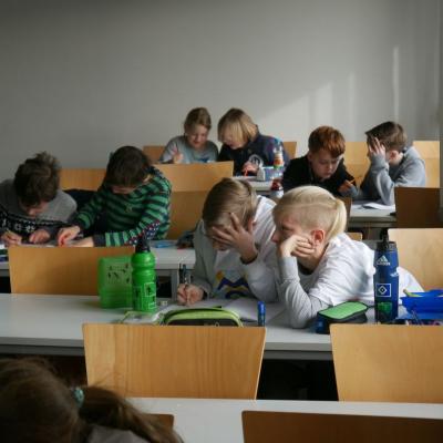Bei der Klausur