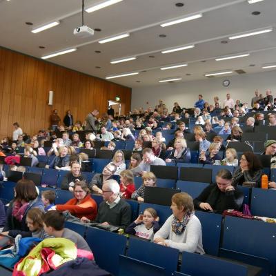 Siegerehrung - Blick in den Hörsaal